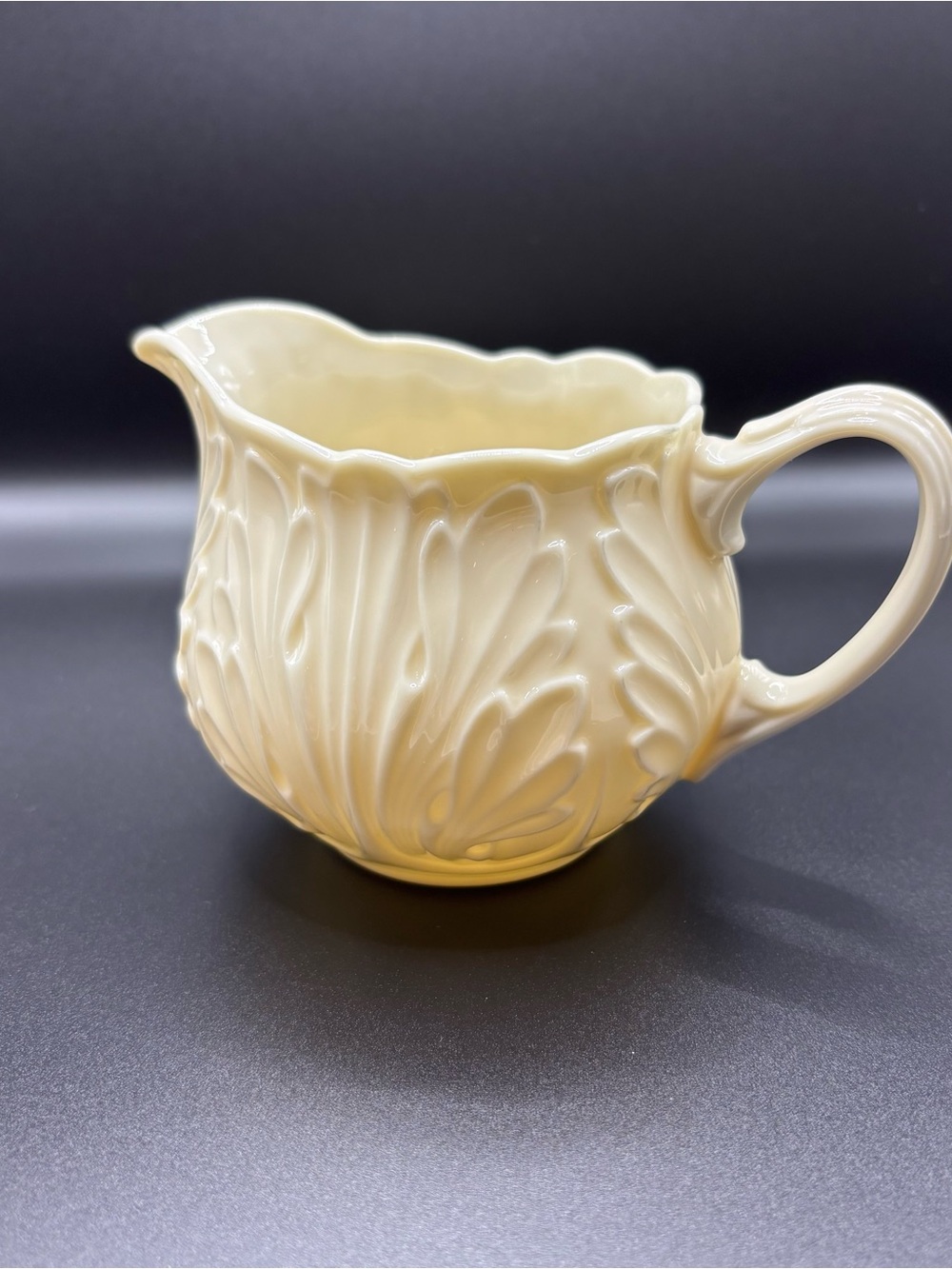 Vintage Lenox "Cottage" Pattern Ivory Porcelain Creamer Pitcher